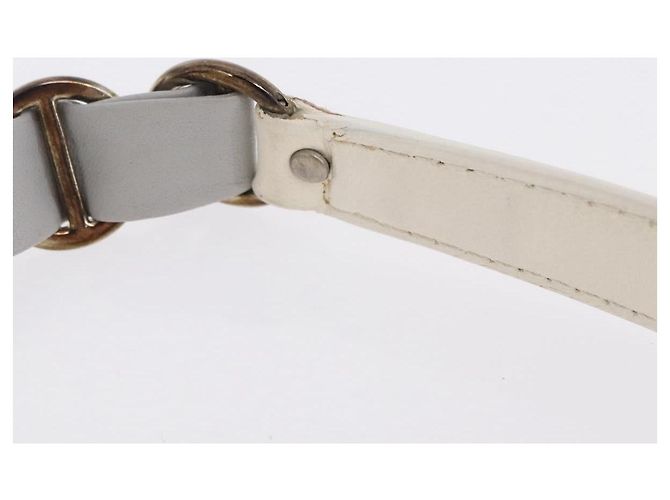 Christian Dior Trotter Canvas Romantic Chain Bag PVC White Silver - vista 16