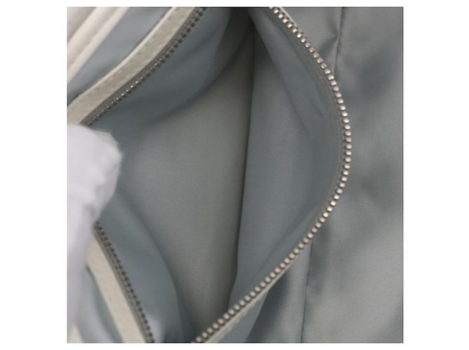 Christian Dior Trotter Canvas Romantic Chain Bag PVC White Silver - vista 30