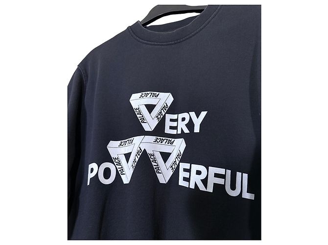 Autre Marque Palace Power Crewneck Sweatshirt - Baumwolle Schwarz - Ansicht 2