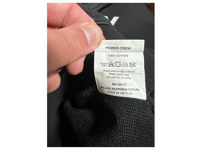 Autre Marque Palace Power Crewneck Sweatshirt - Baumwolle Schwarz - Ansicht 7