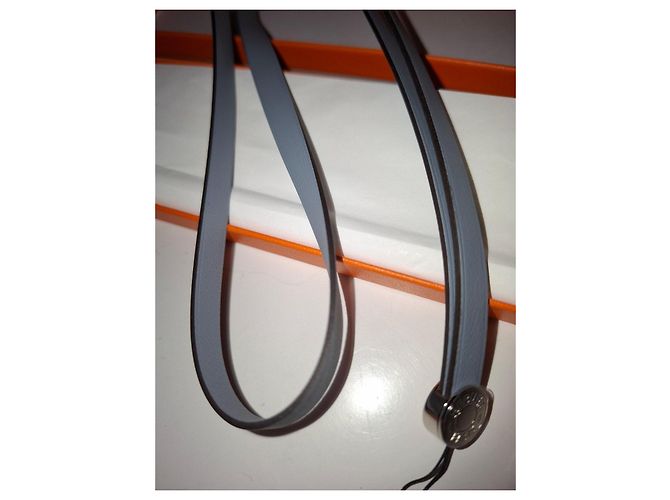 Hermès Ipso Lederarmband in Bleu Lin - Ansicht 4