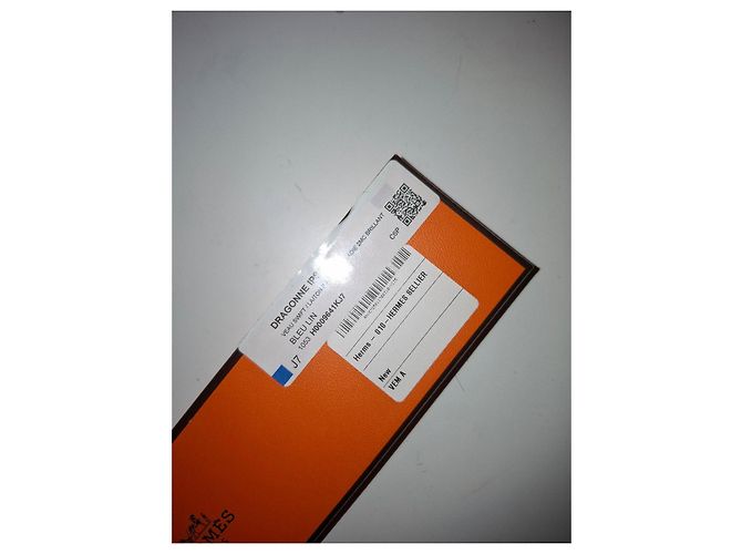 Hermès Ipso Lederarmband in Bleu Lin - Ansicht 5