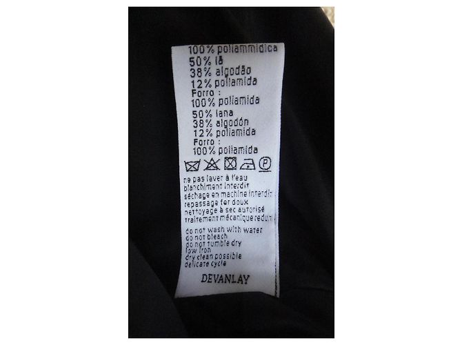 Lacoste Grey Wool Pea Coat - view 5