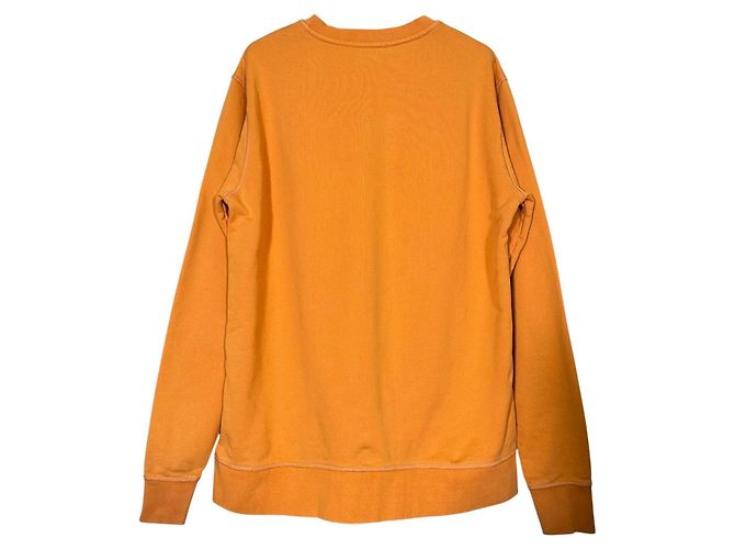 DSquared2 Sudadera de algodón naranja con logo - vista 3