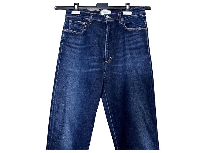 AGOLDE Vaqueros talle alto denim Dark Wash - vista 3