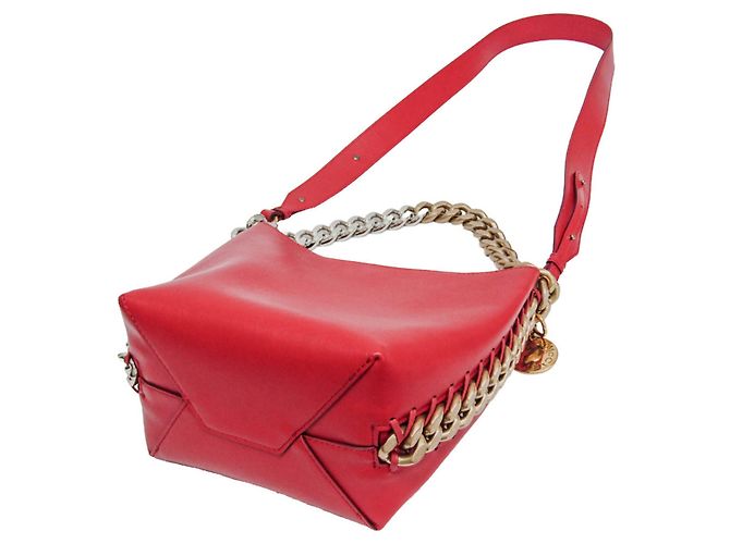 Stella Mc Cartney Stella McCartney Borsa a Secchiello FRAYME - Eco-pelle Rossa - vista 3