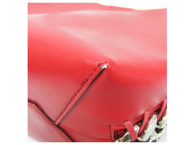 Stella Mc Cartney Stella McCartney Borsa a Secchiello FRAYME - Eco-pelle Rossa - vista 5
