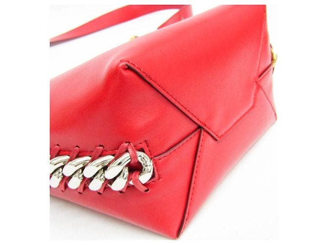 Stella Mc Cartney Stella McCartney Borsa a Secchiello FRAYME - Eco-pelle Rossa - vista 7