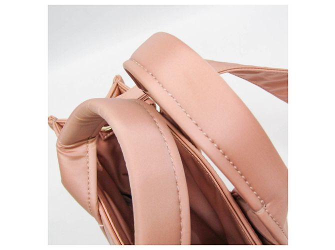 Borsa Chloé Woody Small in nylon, Rosa - vista 10