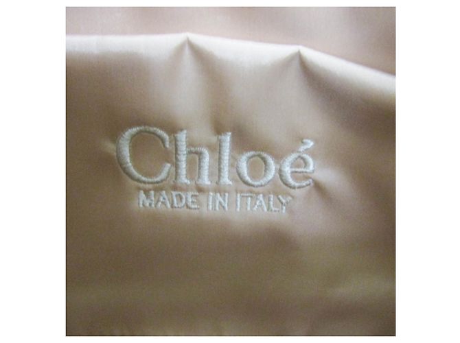 Borsa Chloé Woody Small in nylon, Rosa - vista 12
