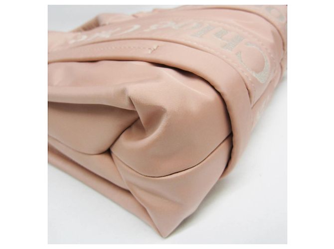 Borsa Chloé Woody Small in nylon, Rosa - vista 6