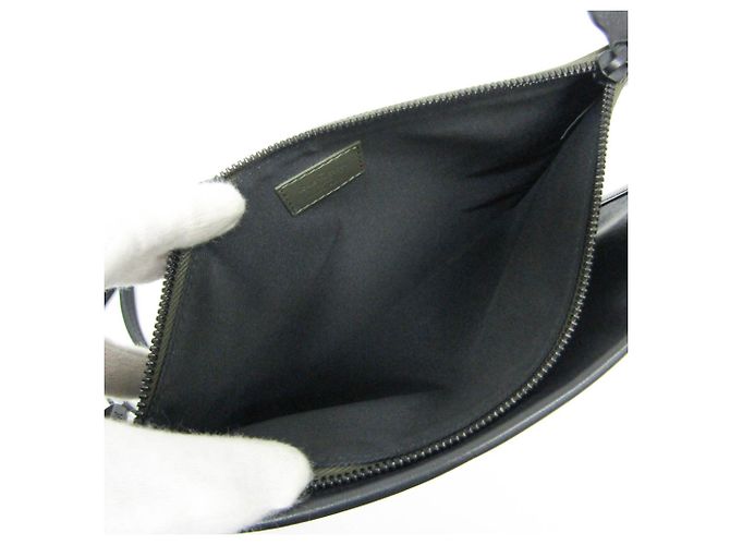 Borsa a Tracolla Piatta Louis Vuitton Monogram Shadow - vista 3