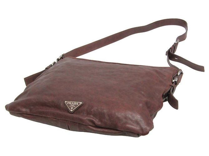 Bolsa Tiracolo Prada Triangle Logo - vista 2
