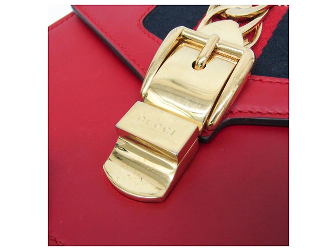 Borsa a mano in pelle da donna Gucci Sherry Line Sylvie 470270 - vista 10