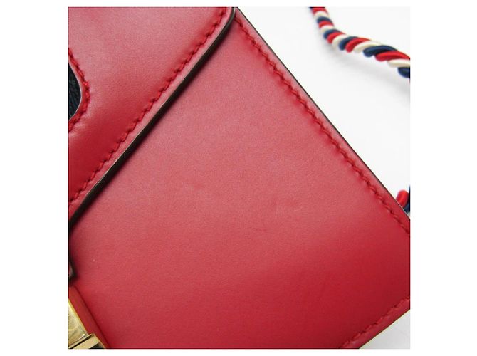 Borsa a mano in pelle da donna Gucci Sherry Line Sylvie 470270 - vista 11