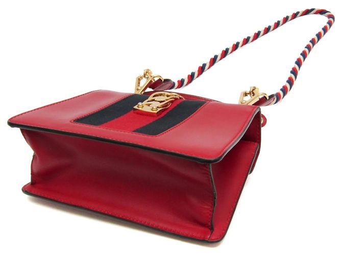 Borsa a mano in pelle da donna Gucci Sherry Line Sylvie 470270 - vista 3