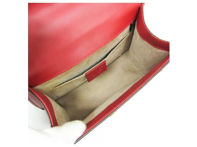 Borsa a mano in pelle da donna Gucci Sherry Line Sylvie 470270 - vista 4
