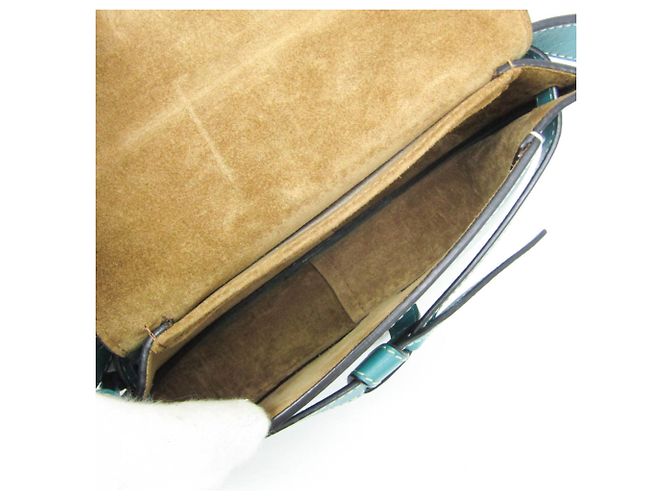 Borsello da cintura Loewe Gate Mini in Blue Green - vista 3