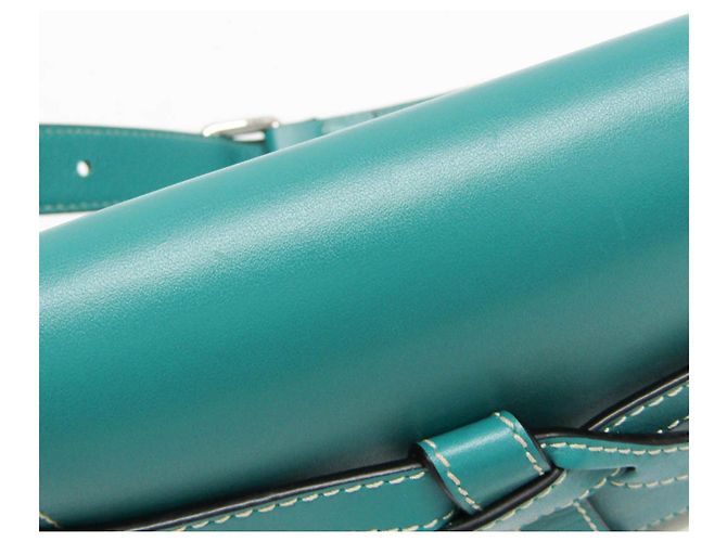 Borsello da cintura Loewe Gate Mini in Blue Green - vista 7