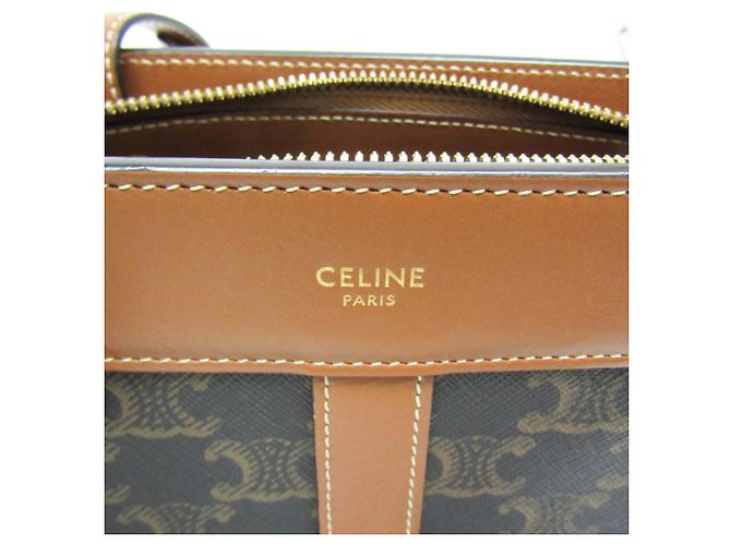 Céline Borsa a tracolla Celine Triomphe Cabas de France Teen - vista 16