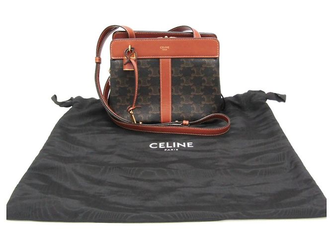 Céline Borsa a tracolla Celine Triomphe Cabas de France Teen - vista 2