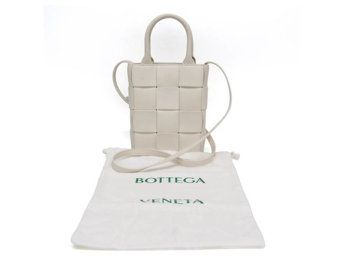 Borsa a tracolla Mini Cassette in pelle Bottega Veneta - vista 2