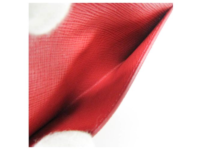 Monedero Prada de piel Saffiano rojo - vista 5