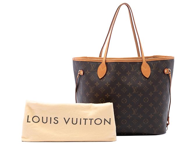 Louis Vuitton Brown Monogram Neverfull MM - vista 7