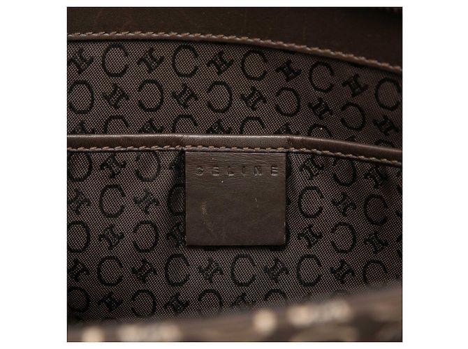 Céline Bolso Tote Celine Brown C Macadam Canvas - vista 5