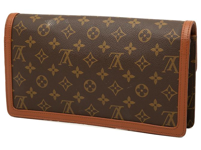 Louis Vuitton Brown Monogram Pochette Dame GM - vista 2