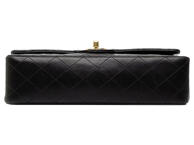 Chanel Black Medium Classic Lambskin Double Flap - Ansicht 3