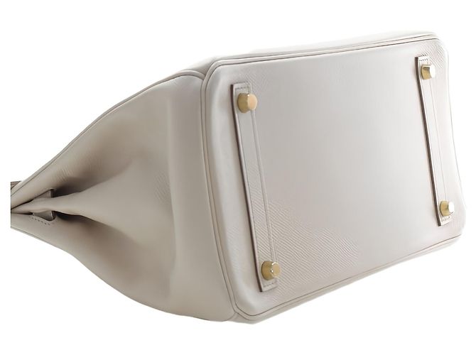 Hermès White Epsom Birkin Retourne 30 - Ansicht 10