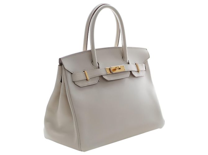 Hermès White Epsom Birkin Retourne 30 - Ansicht 14