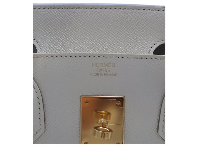 Hermès White Epsom Birkin Retourne 30 - Ansicht 4