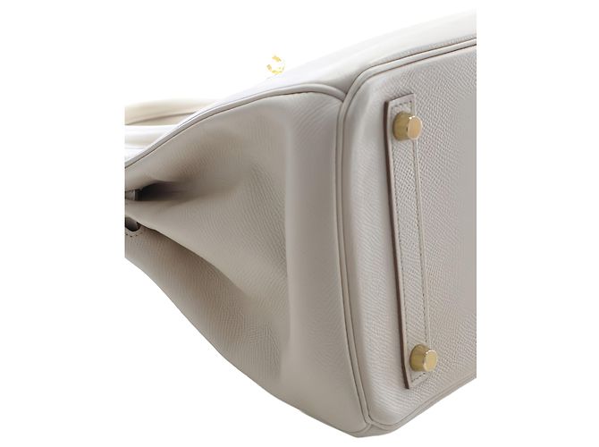 Hermès White Epsom Birkin Retourne 30 - Ansicht 8
