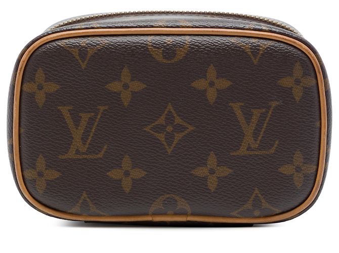 Louis Vuitton Brown Monogram Nice Nano Vanity Case - vista 3