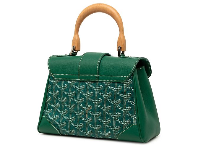 Saïgon Goyard Green Mini Goyardine Saigon Souple - vista 2