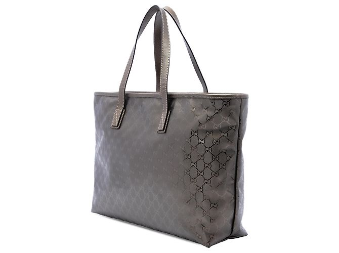 Tote Gucci Large GG Stampata Marrone - vista 2