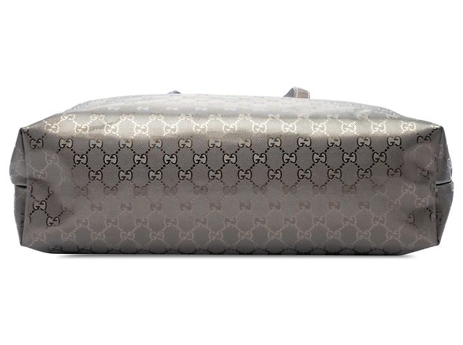 Tote Gucci Large GG Stampata Marrone - vista 3