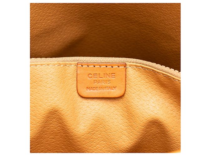 Céline Celine Tote aus Macadam beschichtetem Canvas in Braun - Ansicht 5