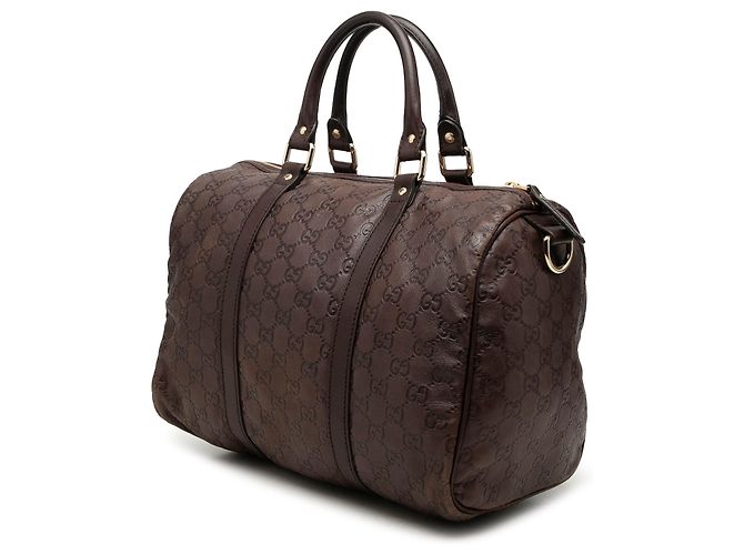 Borsa Boston Gucci Brown Medium Guccissima Joy - vista 2
