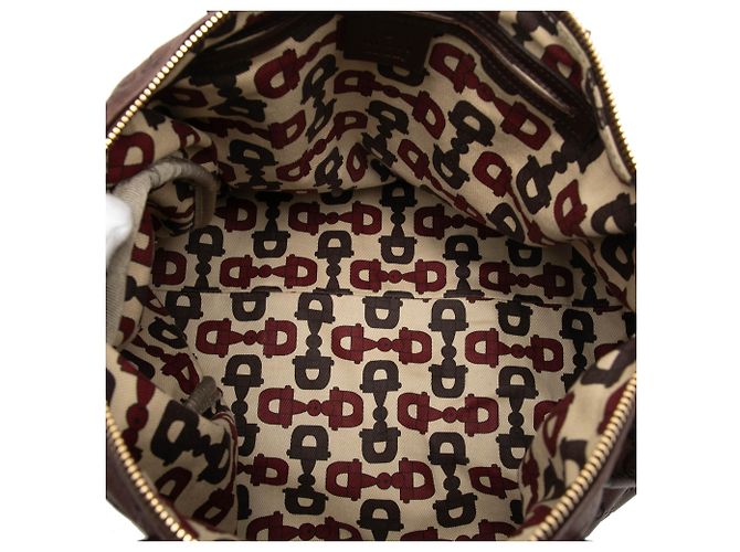 Borsa Boston Gucci Brown Medium Guccissima Joy - vista 4