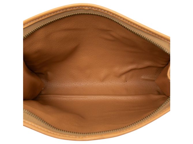 Céline Celine Beige Macadam Clutch aus beschichtetem Canvas - Ansicht 4