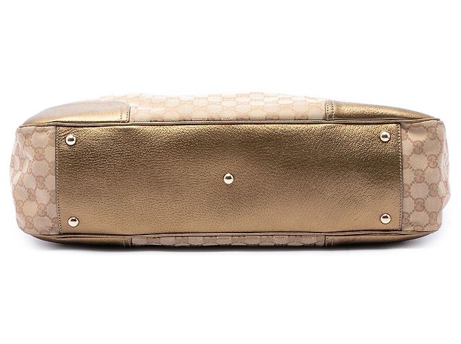 Gucci Princy Tote aus beigem GG Canvas - Ansicht 3