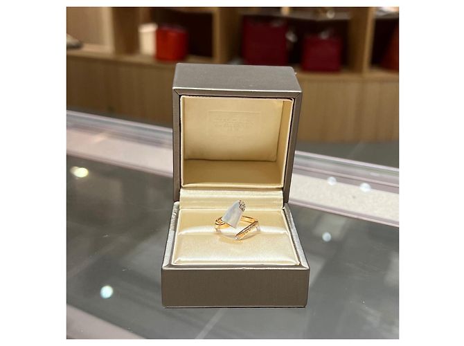 Bulgari Bvlgari Perlmutt Diamant Ring Roségold - Ansicht 3