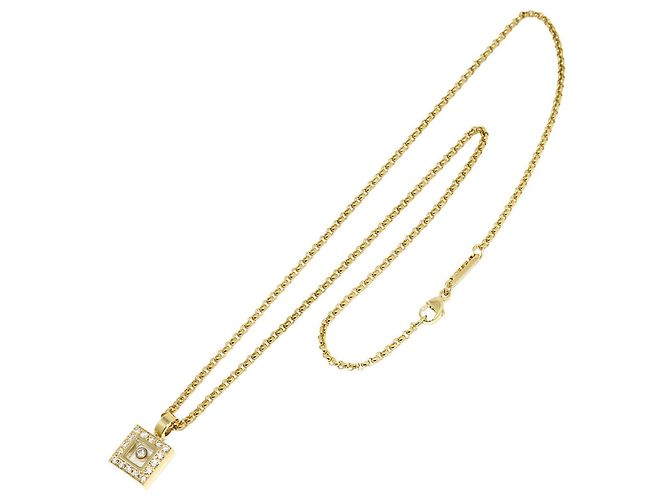 Collar Chopard Happy Diamond en oro amarillo de 18K - vista 2