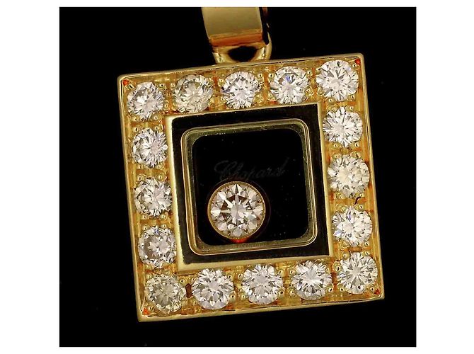 Collar Chopard Happy Diamond en oro amarillo de 18K - vista 7