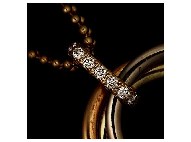 Cartier Trinity Medium MM Diamantenhalskette - Ansicht 6