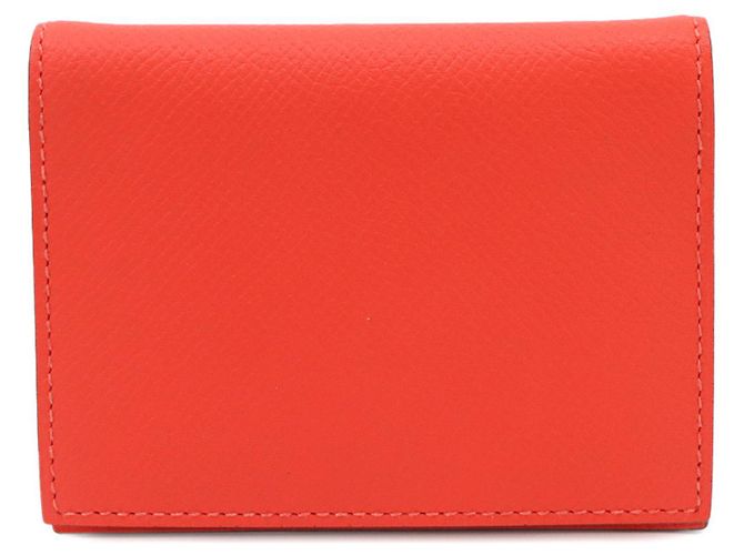Hermès Capa de caderno Hermes Agenda PM em couro Epsom vermelho - vista 3