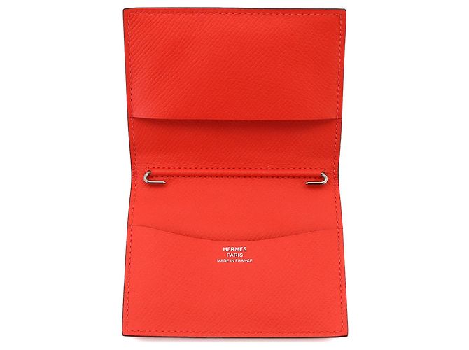 Hermès Capa de caderno Hermes Agenda PM em couro Epsom vermelho - vista 6